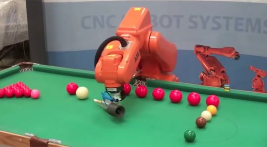 Bilardo Oynayabilen Robot Kol